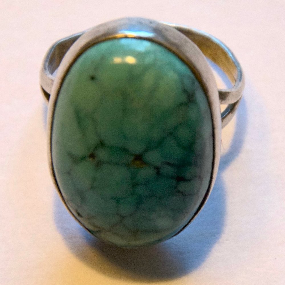 Sterling Silver Turquoise Ring size 7.25